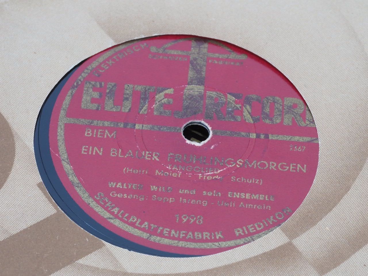 Schallplatten: DISQUES 78 TOURS – Gebraucht aus Lausanne von Leag 7