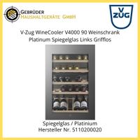 V-Zug WineCooler V4000 90 5110200020 Weinschrank Platinum