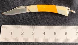 Crossnar Mini Taschenmesser mit orngem Griff. NEU!