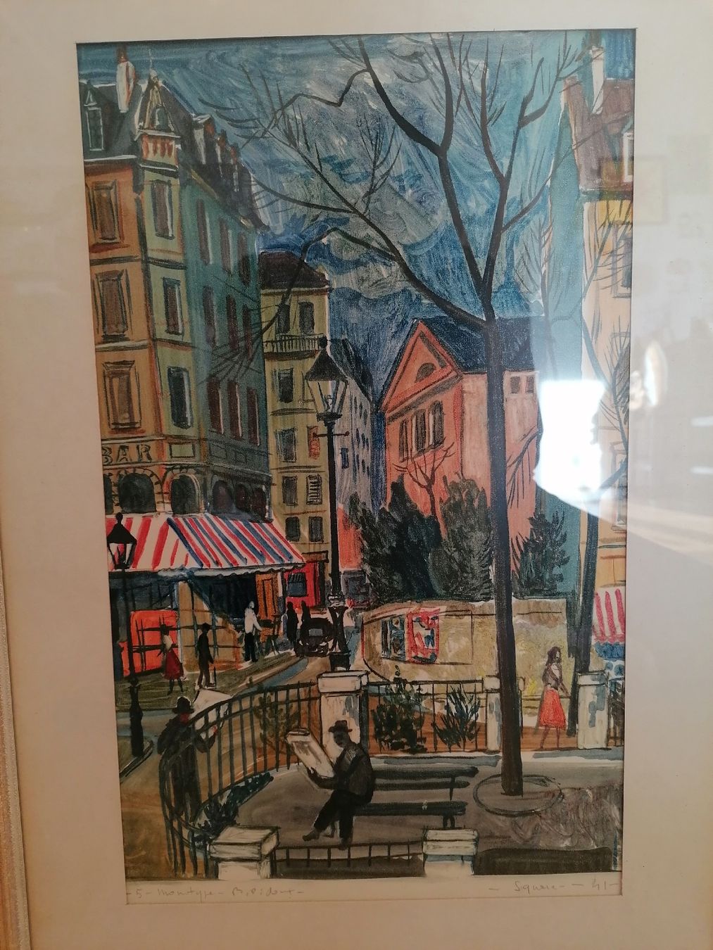 Grafica & Litografie: Lithographie Paris Montmartre Pigalle – Usato da Bougy-Villars venduto da Vogue 1