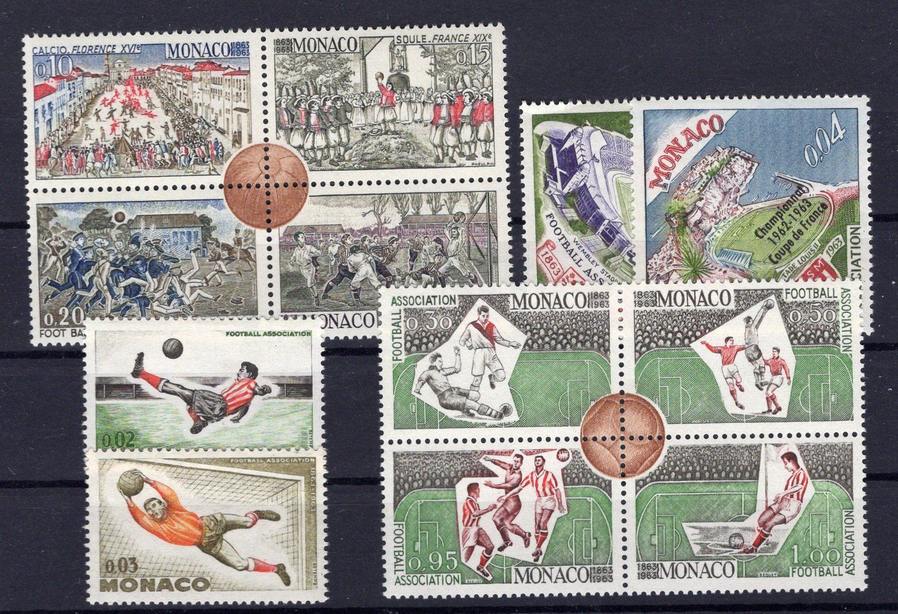 Tutti i francobolli: R6199  /  MONACO 1963 neufs XX – Nuovo (secondo la descrizione) da Ste-Croix venduto da MONT-TAGNAC