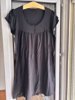 Schönes Sommer Umstands Nachthemd, schwarz