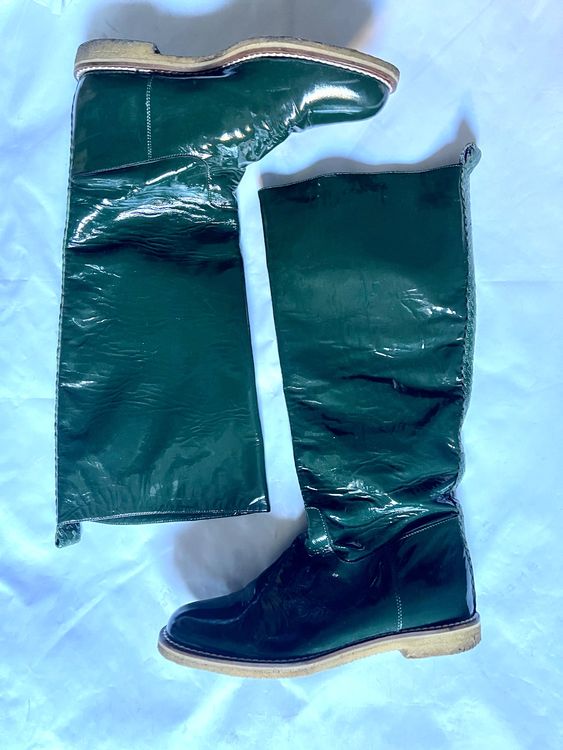 Emerald green boots 39 Kaufen auf Ricardo