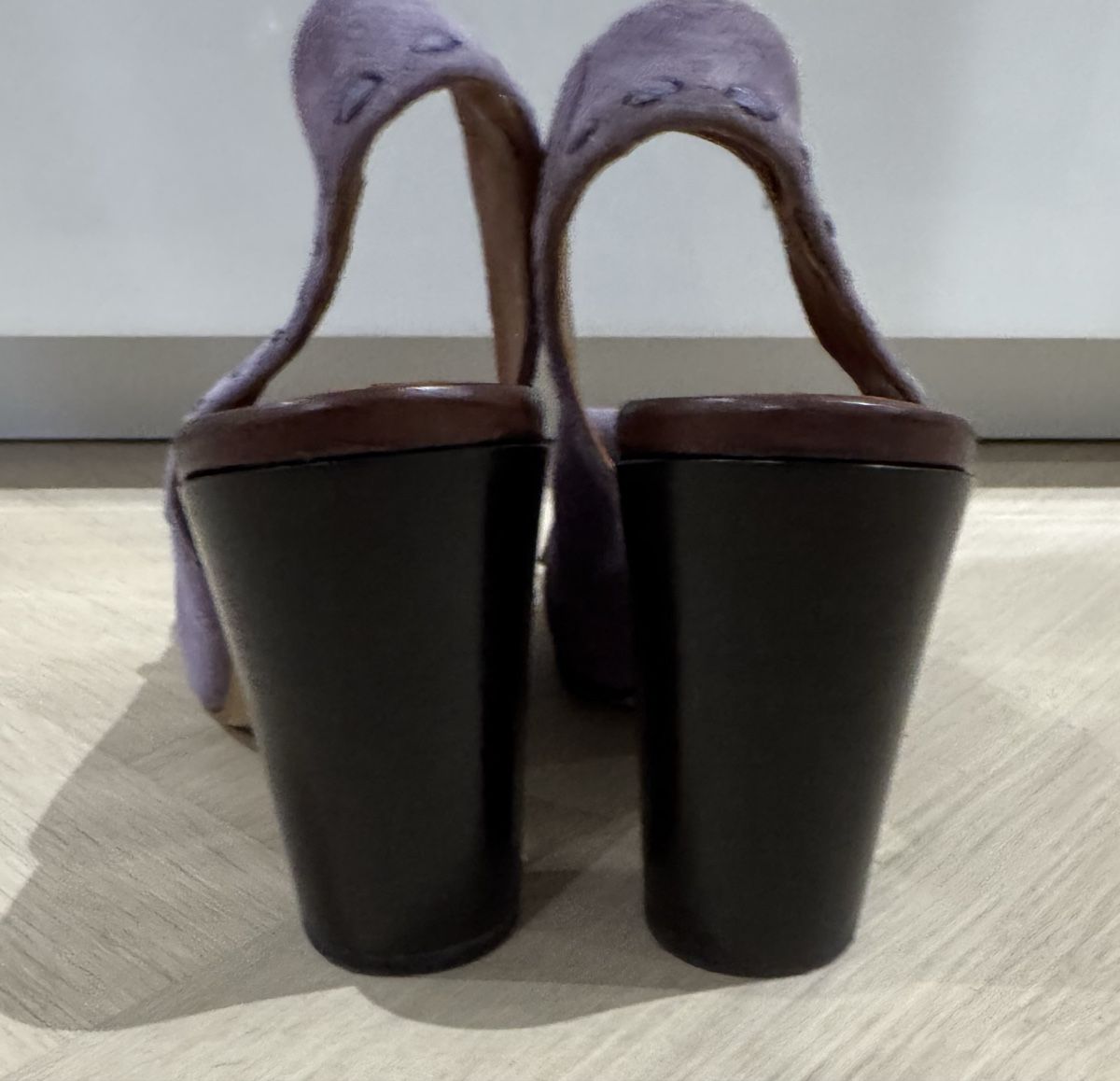 Scarpe da donna: Michel Vivien, en daim violet, T35 – Usato da Pully venduto da TCarrard 4