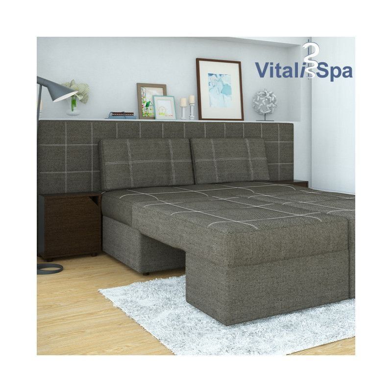Divani: Sofa Dreisitzer mit Schlaffunktion - Grau/Anthrazit – Nuovo e nell'imballaggio originale da Wallenwil venduto da toesstal-vertrieb 3