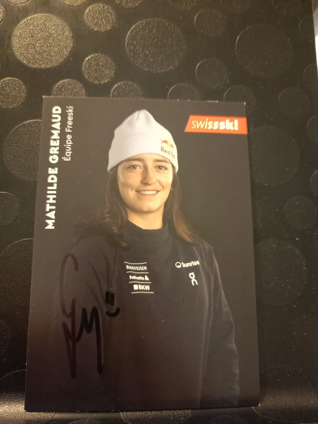 Autografi: Mathilde  Gremaud - Olympia Gold - Handsigniert – Usato da Menziken venduto da Artographs