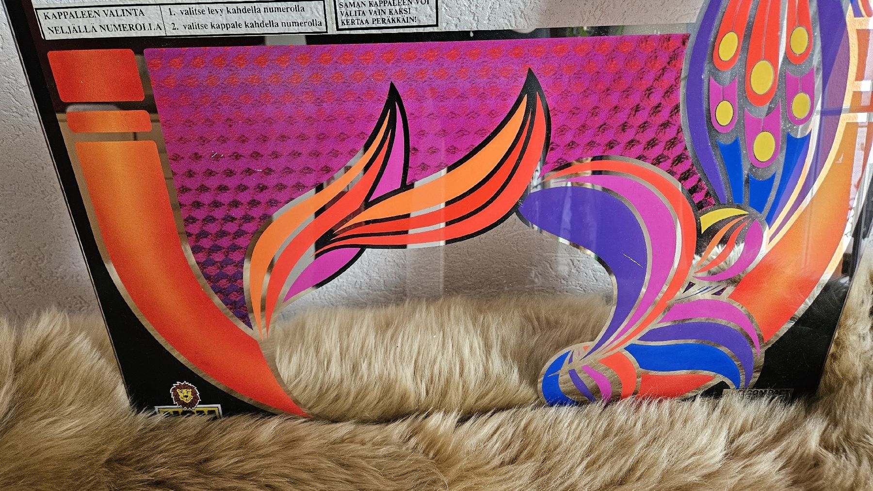 Musiktruhen: Firebird Jukebox Scheibe NSM, Glas, Original, Vintage! – Gebraucht aus Gibswil von Dapi 2