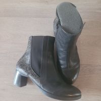 Lederstiefeletten schwarz Gr. 38 Thinks, NEU UND UNGETRAGEN