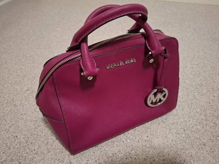 Originale Michael Kors Handtasche (Saffiano Leder / Magenta)