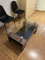 Stubentisch / Salontisch aus Glas