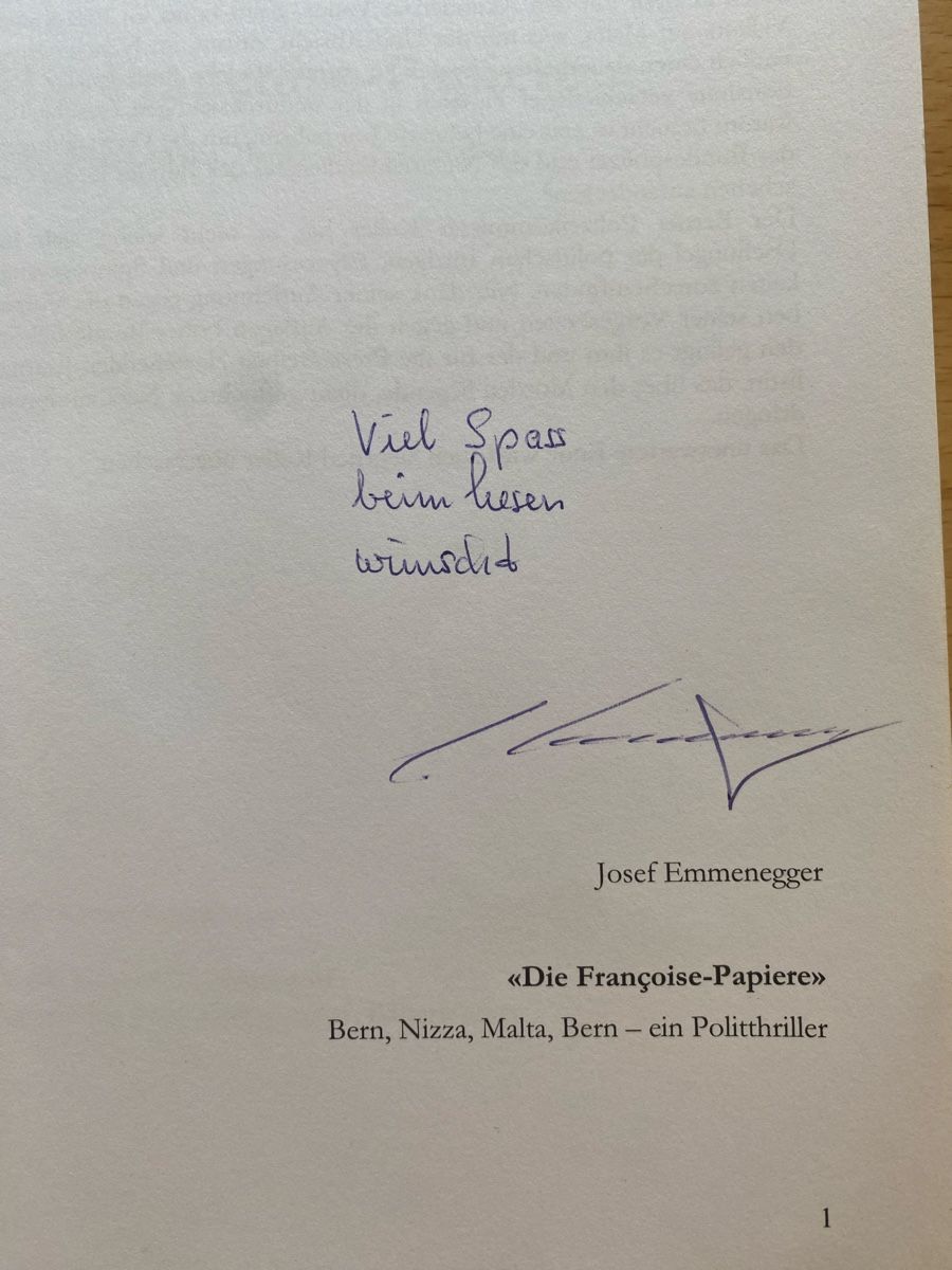 Libri: Die Françoise-Papiere - Josef Emmenegger – Usato da Schwarzenburg venduto da Michellu 4