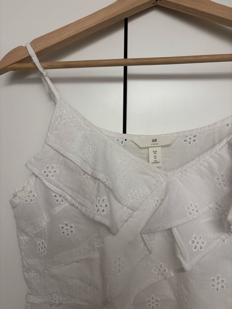 H&M Tops: Top weiss H&M Grösse 36 – Neuf (Voir description) à Allenwinden par clamel 1