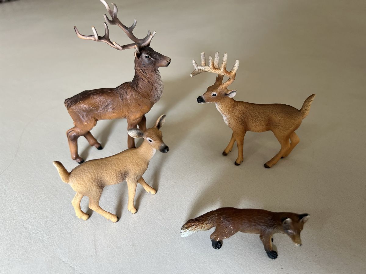 Schleich Giocattoli: Schleich cerfs, renards – Usato da La Tour-de-Peilz venduto da zazen33