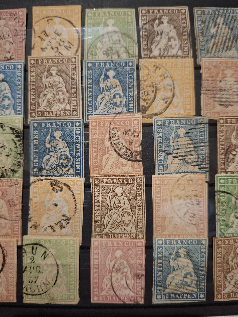 Tutti i francobolli: Strubel Lot div. 45Stk. – Usato da Balgach venduto da SIMEON27 2