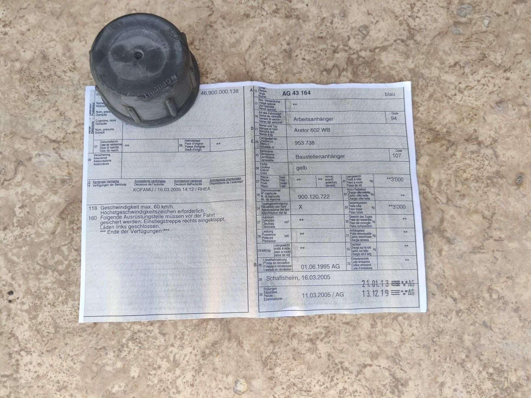 Rimorchi: Bauwagen – Usato da Buenzen venduto da santorini03 4