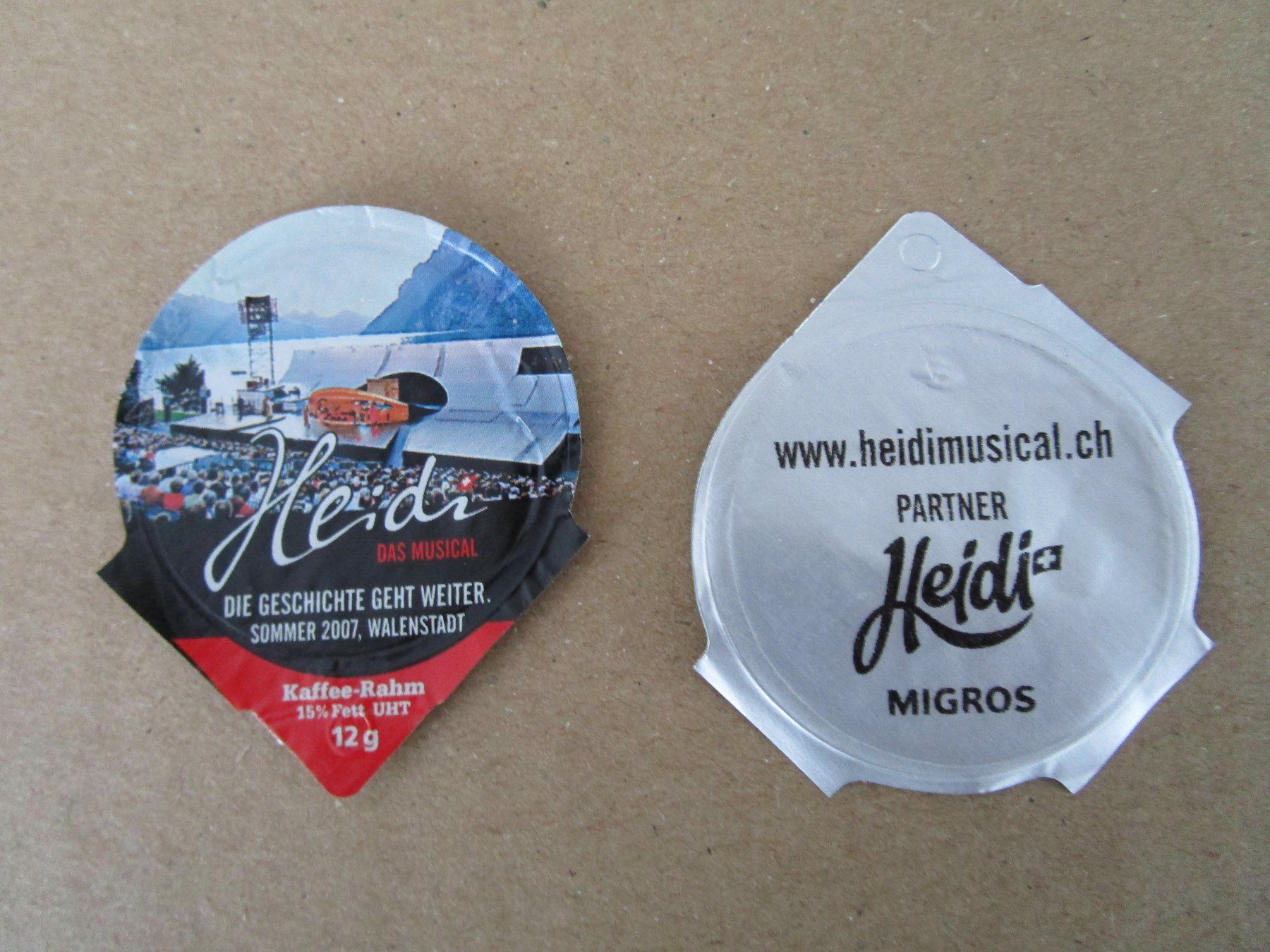 Kaffeerahmdeckel: KRD Heidi Das Misical Serie 6.163 – Gebraucht aus Grenchen von Bass25