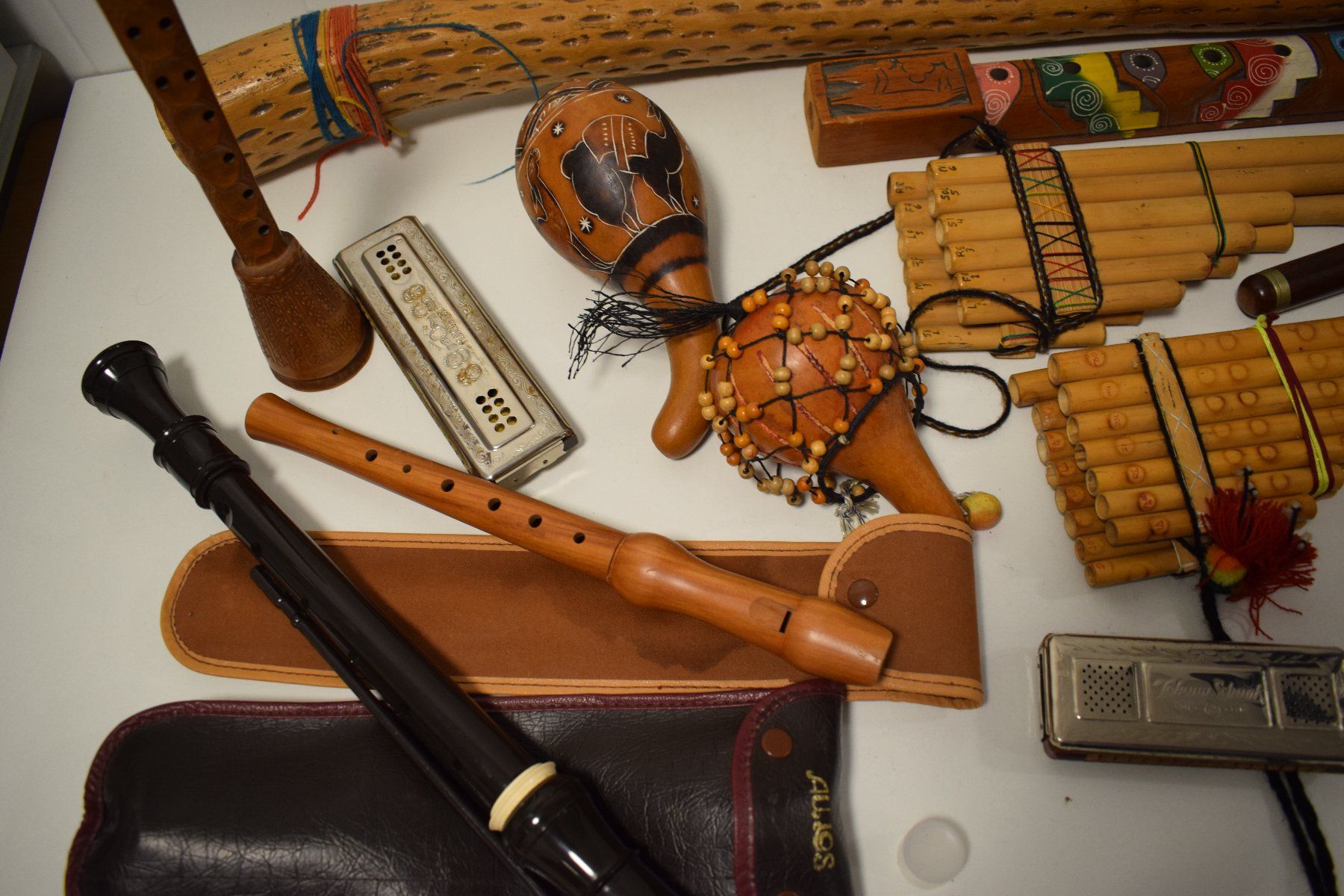 Strumenti musicali: Posten Flöten und Mundharmonika – Usato da Zürich venduto da Brockito 6