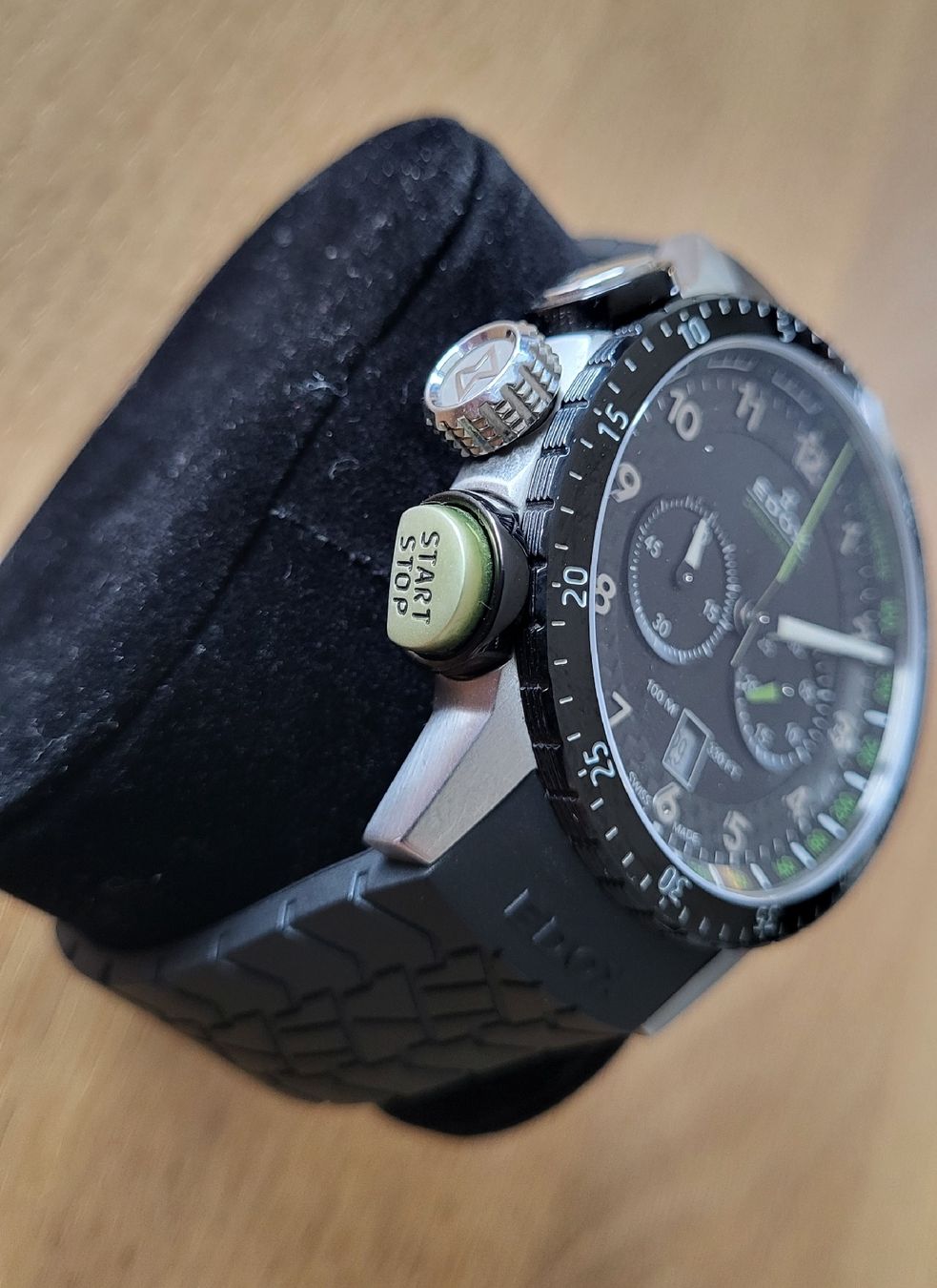 Edox Uhren: Edox Chronorally Grün – Gebraucht aus Tennwil von Mailo2 5