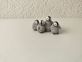 Schleich Pinguin Baby Familie Meerestiere Zoo Königspinguin