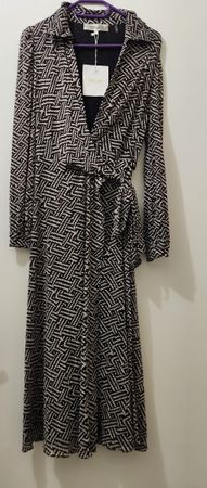 Diane von Furstenberg Robe Portefeuille Phoenix L/XL Neuf!