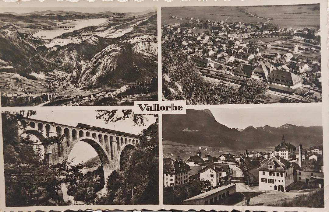 Ansichtskarten: VALLORBE - 1968 – Gebraucht aus Delémont von Domdom1