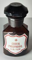 Apothekerflasche CODEIN PHOSPHORIC Um 1920 10cm