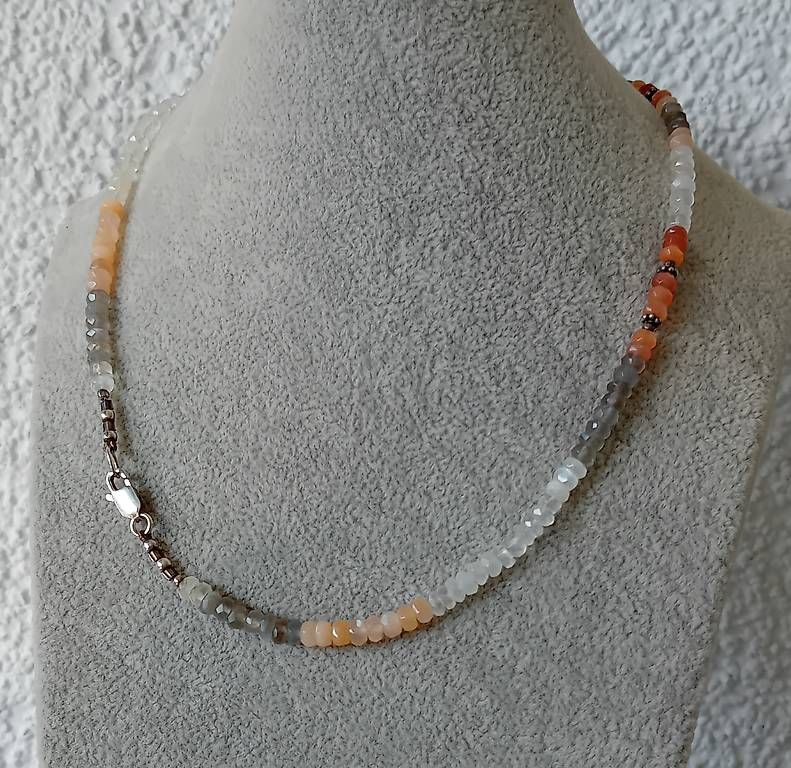 Catenine: Collier mit Mondstein und Silber – Usato da Stans venduto da wer_fd5f 1