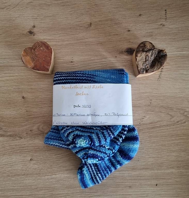 Calze: Handgestrickte Sneakersocken Gr. 42/43 – Usato da Sirnach venduto da Chade209 2