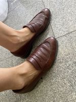 Damenschuhe Leder Grösse 37 braun guter Zustand