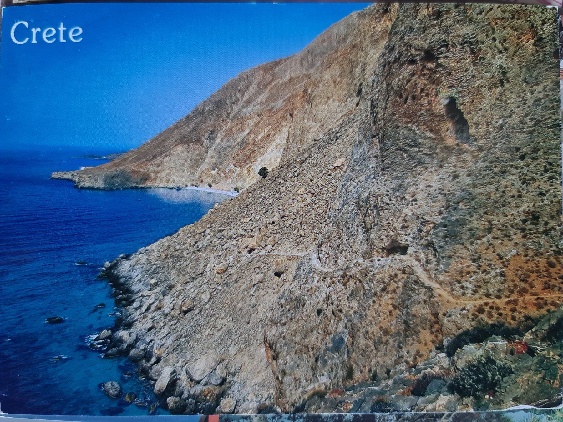 Cartoline postali: Kreta Postkarte mit Briefmarke Griechenland – Usato da Dintikon venduto da Vexi