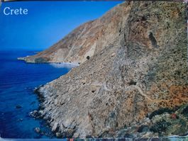 Kreta Postkarte mit Briefmarke Griechenland