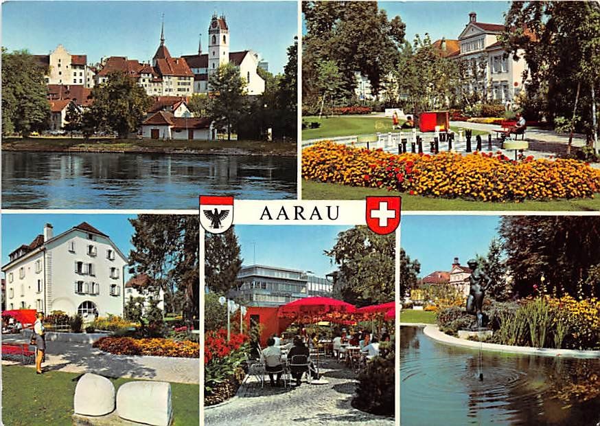 Cartoline postali: AG - Aarau – Usato da Ottikon b.Kemptth. venduto da Neptun1974