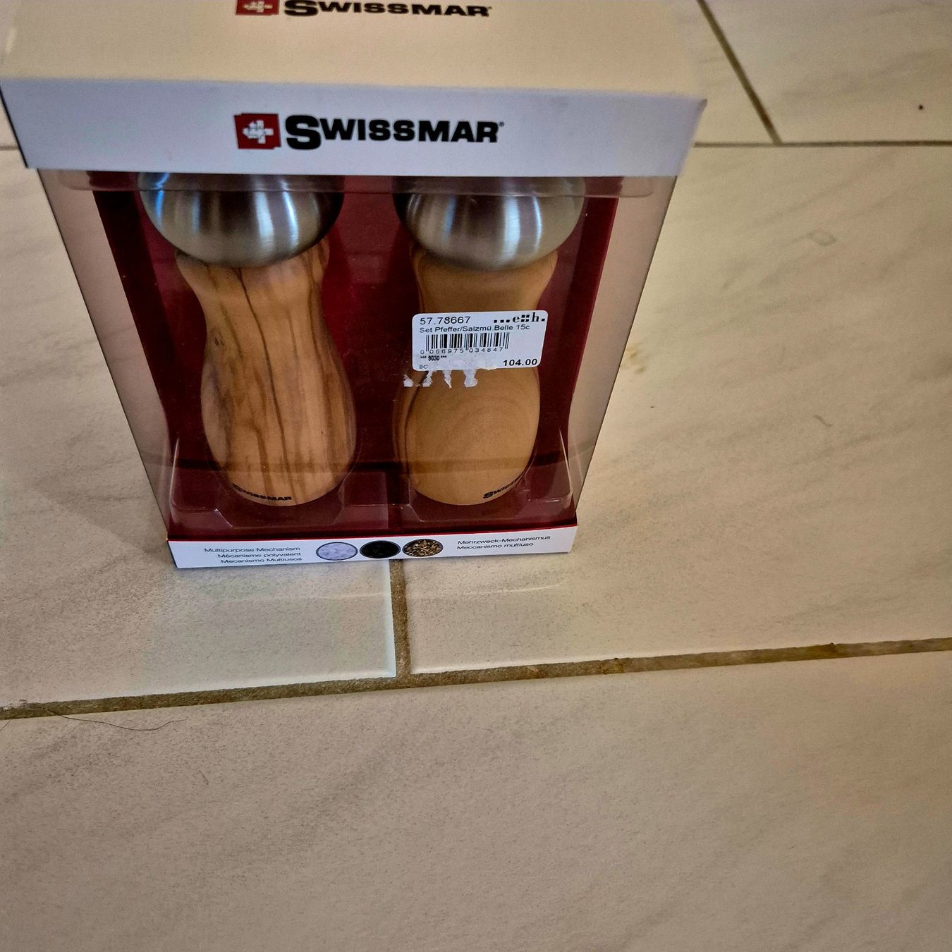 Elettrodomestici da cucina: Pfeffer und Salzmühle SWISSMAR – Nuovo e nell'imballaggio originale da Arni AG venduto da kurtrmeier 1
