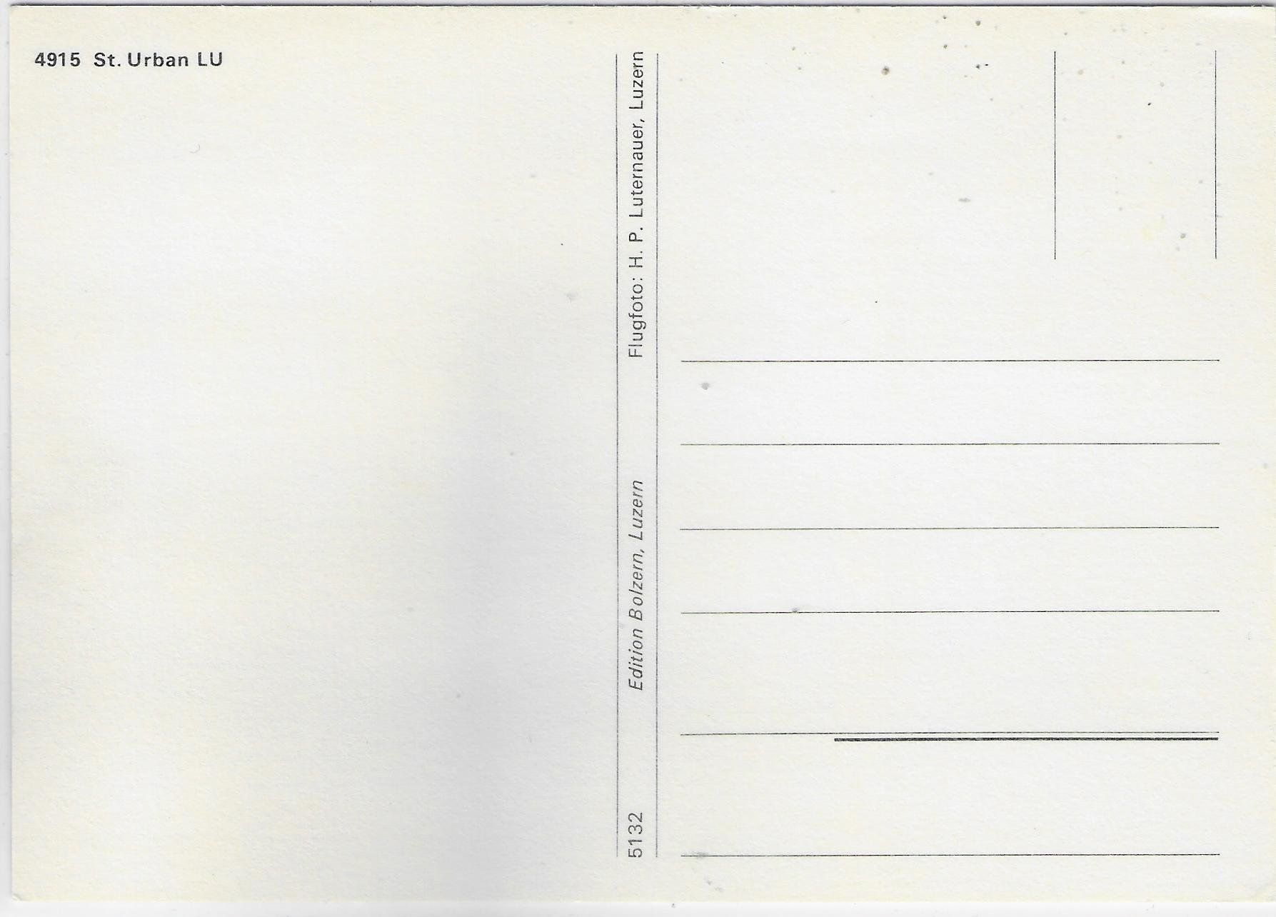 Cartoline postali: Flugaufnahme St. Urban – Difettoso da Ettingen venduto da Kartenplanet 1