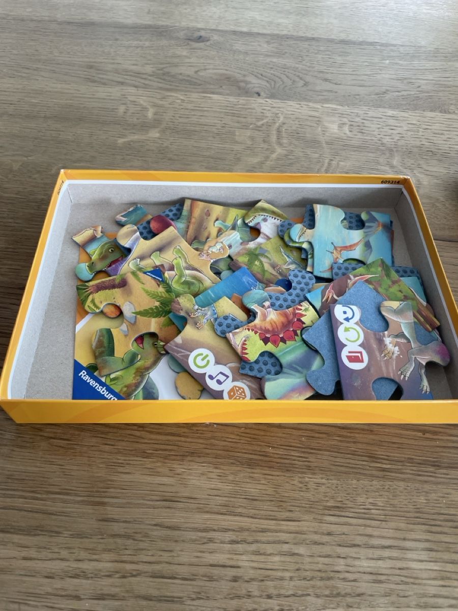 Ravensburger Puzzle: Ravensburger Puzzle tiptoi Dinosaurier 2x12 – Usato da Neukirch (Egnach) venduto da BeniStore7 1