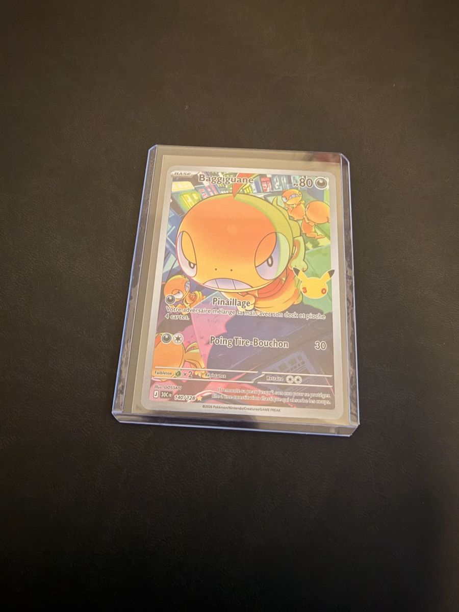 Pokémon Spielzeuge: Pokémon 30ans Baggiguane 140/128 – Neu (gemäss Beschreibung) aus Bière von kik_m8sj