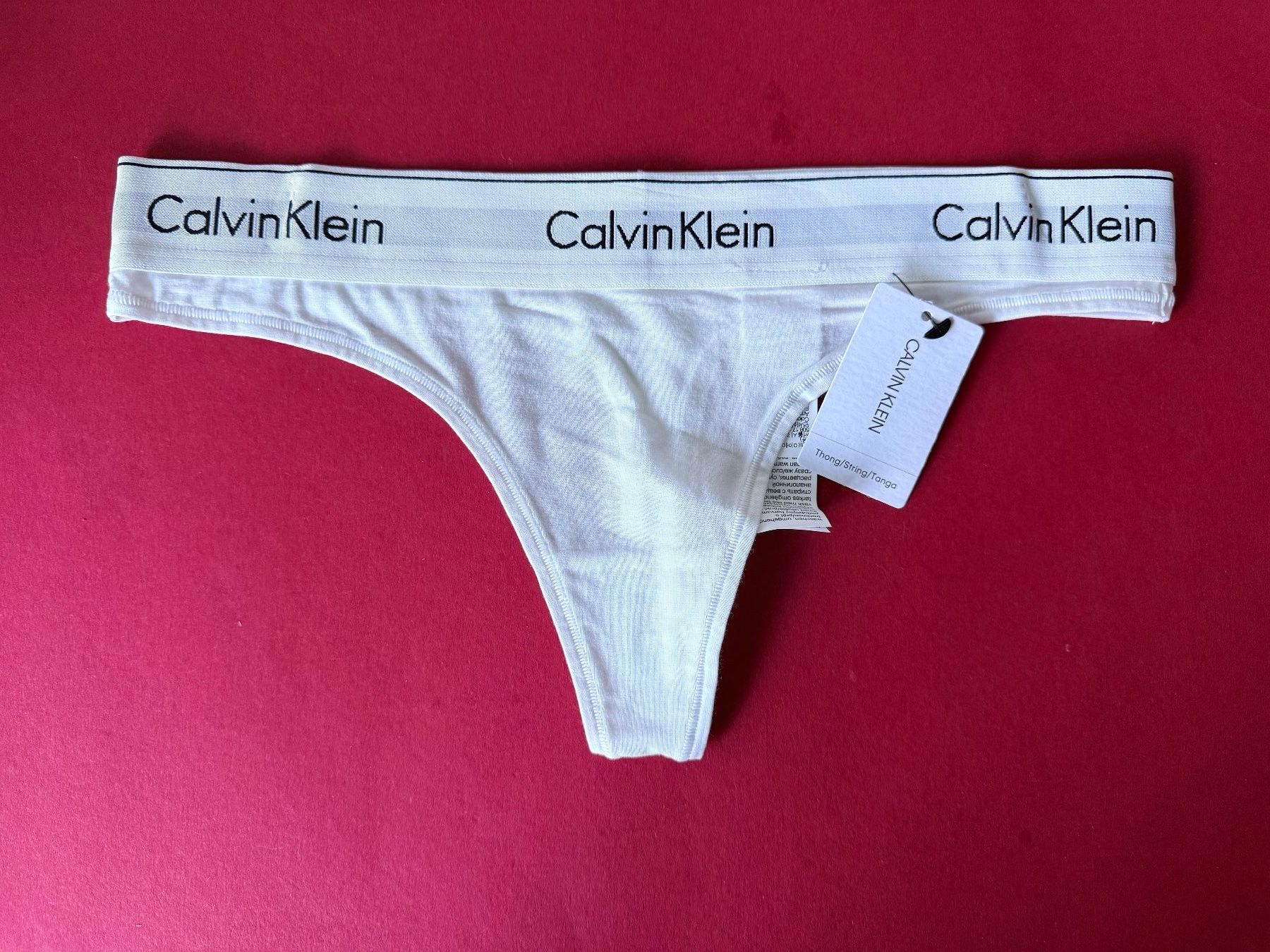 Calvin Klein Sonstige Unterwäsche: String, CALVIN KLEIN, Grösse S, 3 Stück in Weiss – Neu und originalverpackt aus Rudolfstetten von gst_g7xl 3