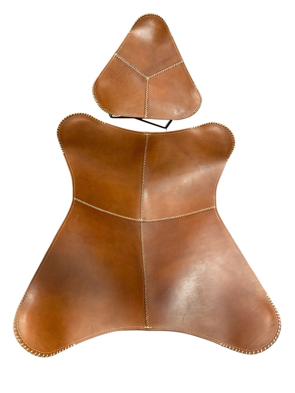 Poltrone: Poltrona Butterfly - BKF Brown + poggiapiedi – Nuovo e nell'imballaggio originale da Arbedo venduto da patagonialeatherrugs 4