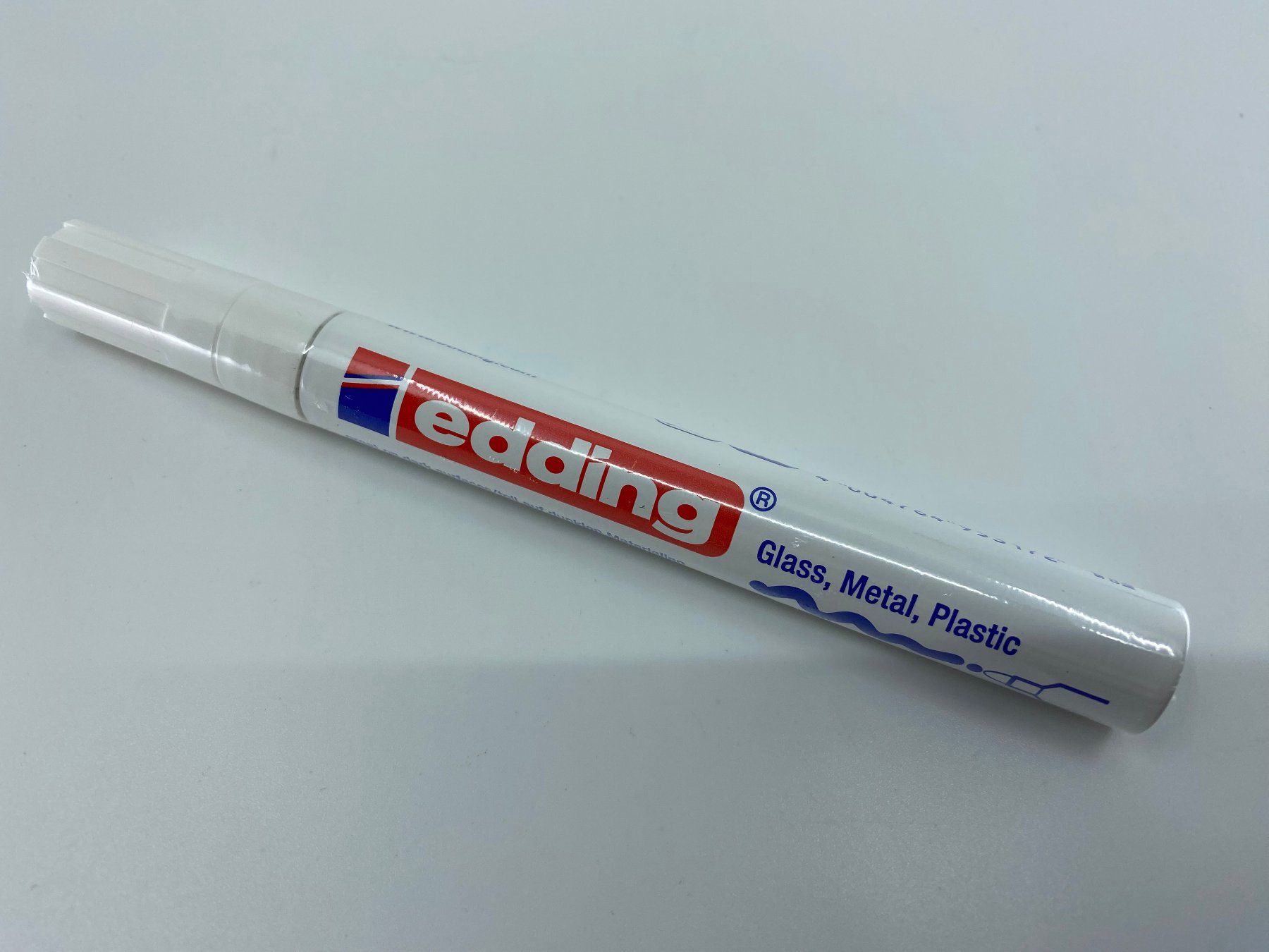 Edding Penna & Evidenziatori: 2x edding 750 Marker - Weiss – Nuovo e nell'imballaggio originale da Langwiesen venduto da Restposten-24 1