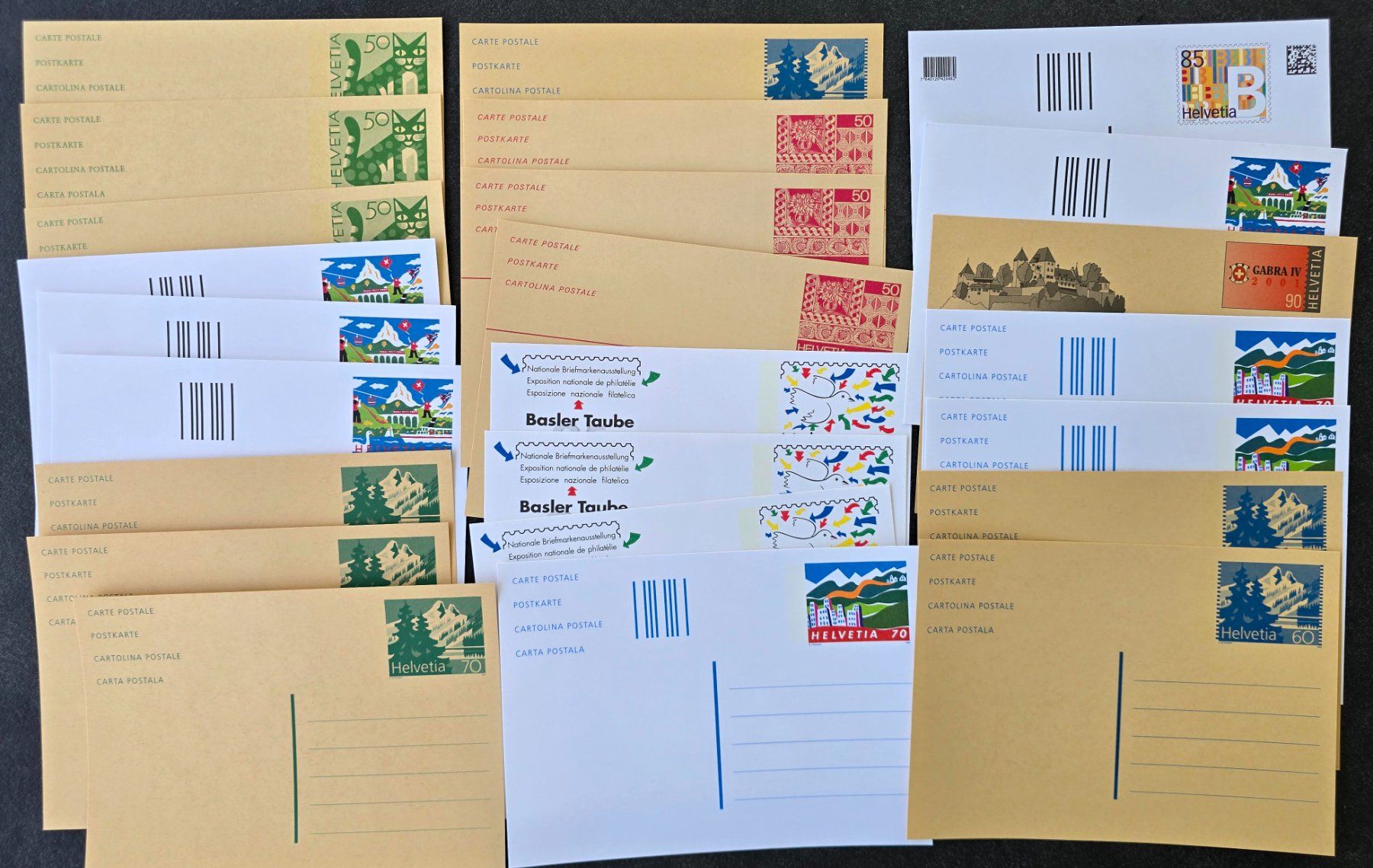 Tutti i francobolli: Grosser Posten Bildpostkarten + Postkarten frankaturgültig – Nuovo (secondo la descrizione) da Heerbrugg venduto da Swissphila 2
