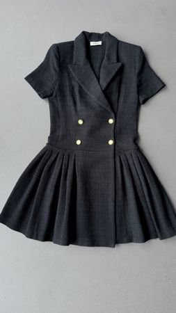 Sandro Black Dress Gr.34 (XS) Super Zustand 