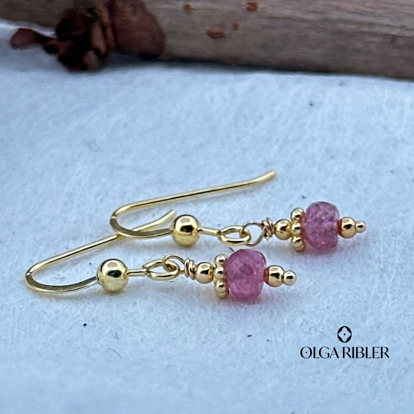 Olga Ribler Orecchini pendenti & Orecchini a lobo: Sterling Silber 925 Ohrringe mit Spinel – Nuovo (secondo la descrizione) da Luzern venduto da Schmuckoutlet 1