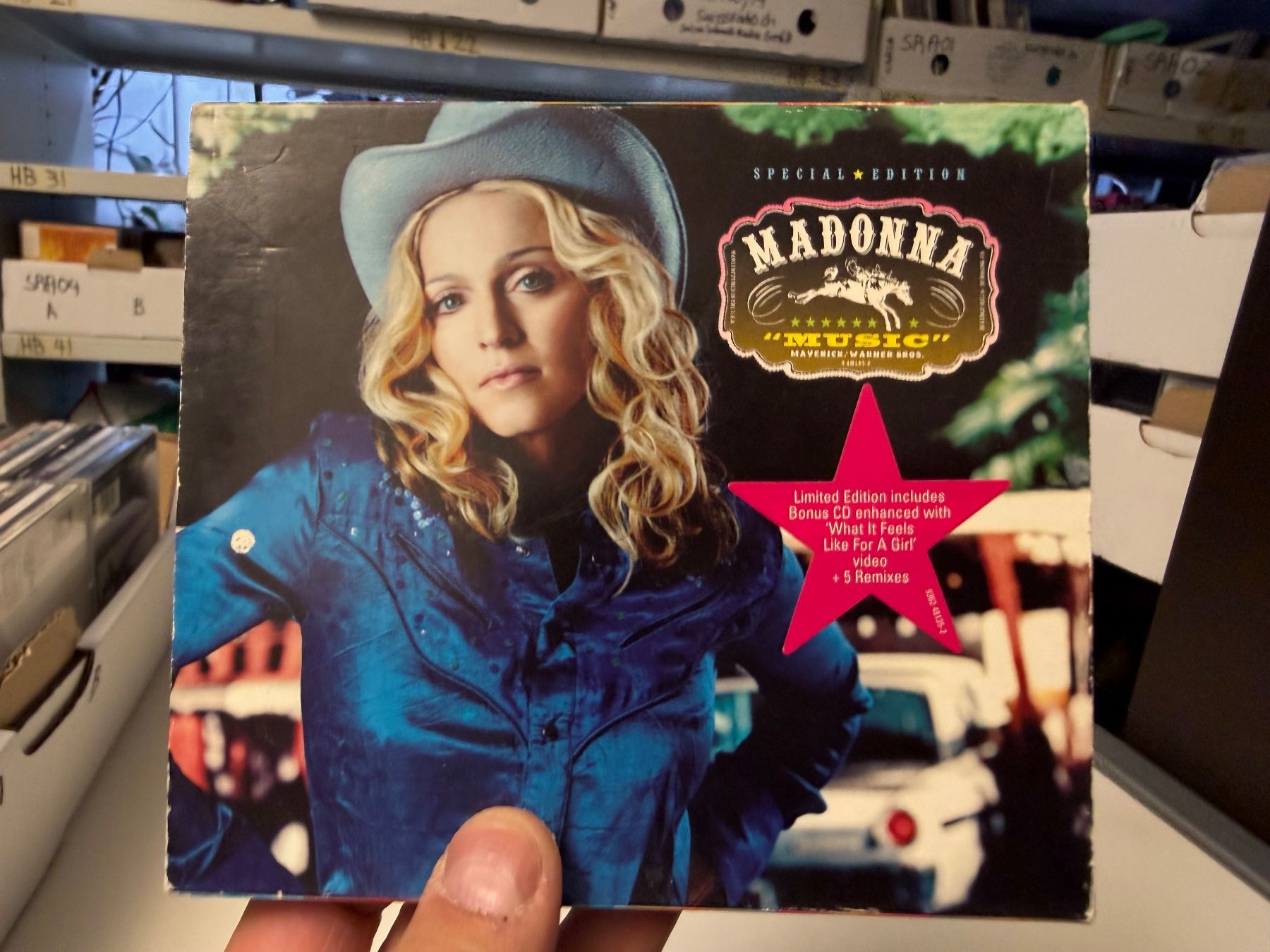 CDs: Madonna - Music - Limited Edition - HB21D – D'occasion à Küsnacht ZH par Jazztilldawn