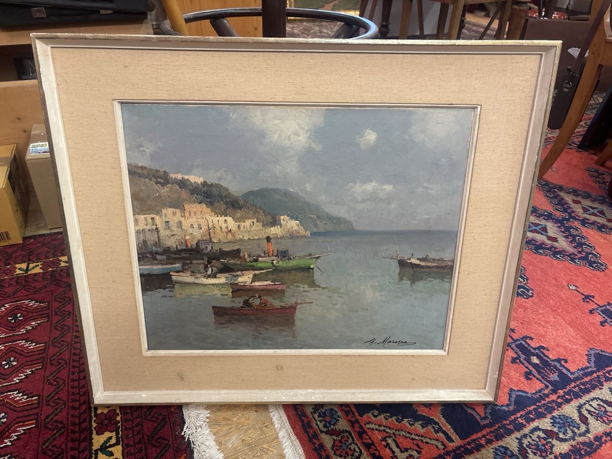 Gemälde: Original Oelbild von Mario Maresca 1877-1959 – Gebraucht aus Chur von Diversico2010
