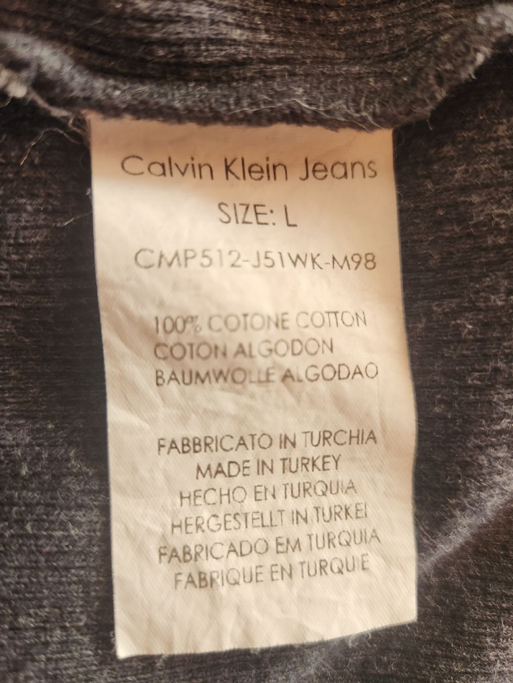 Calvin Klein Pulls & Sweat-shirts: Pull à manches longues Calvin Klein Jeans gris taille L – D'occasion à Niedergösgen par Eva2410 5