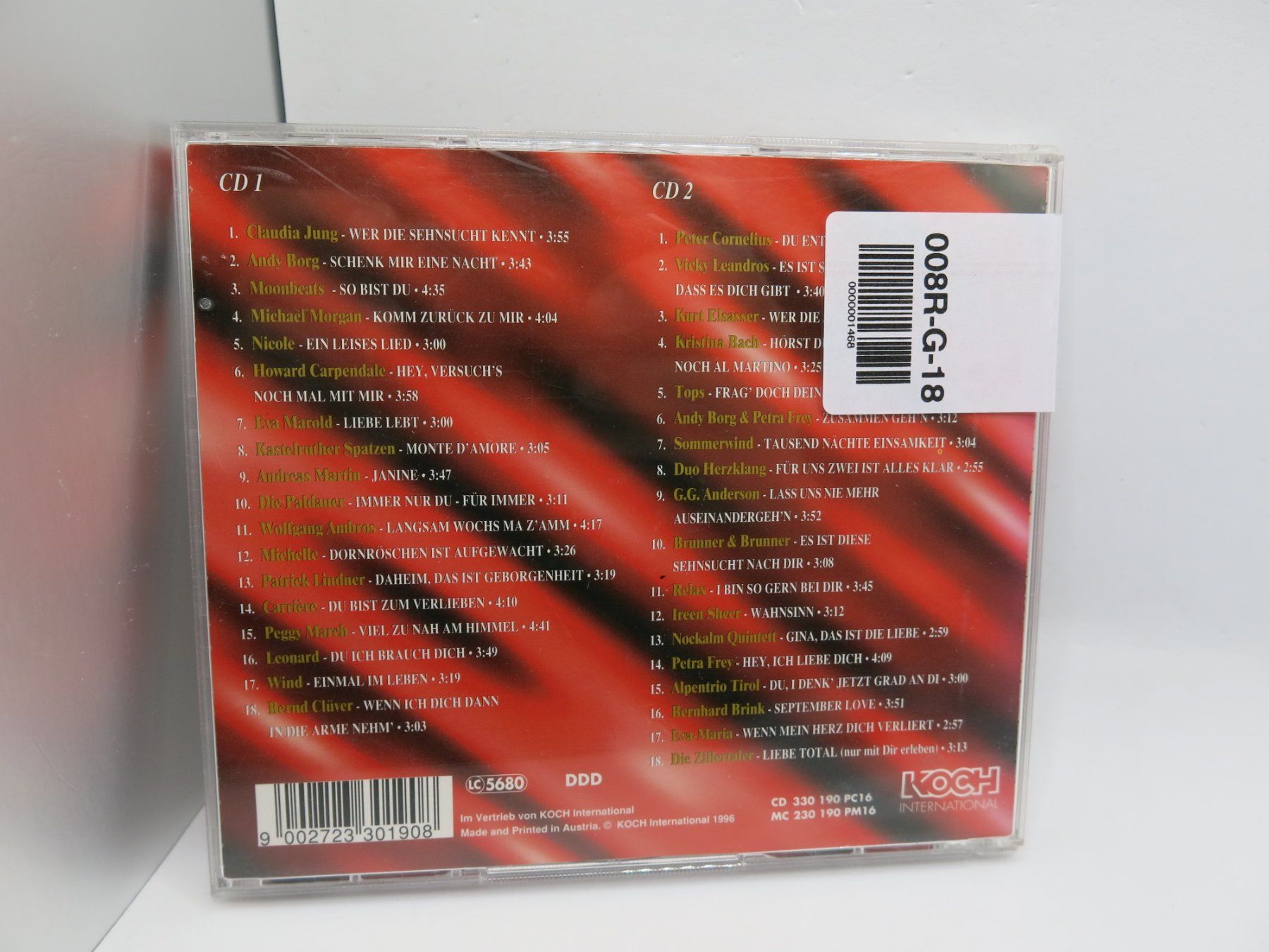 CD: 2 CD Ein Bisschen Zärtlichkeit 7 + 8 Claudia Jung Carpandale – Usato da Ernetschwil venduto da luisvonerni 2