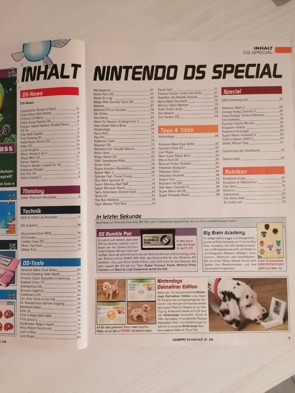 Nintendo Giochi: Nintendo DS Special - Ausgabe 01_06 – Usato da Hinwil venduto da mix_77ly 1