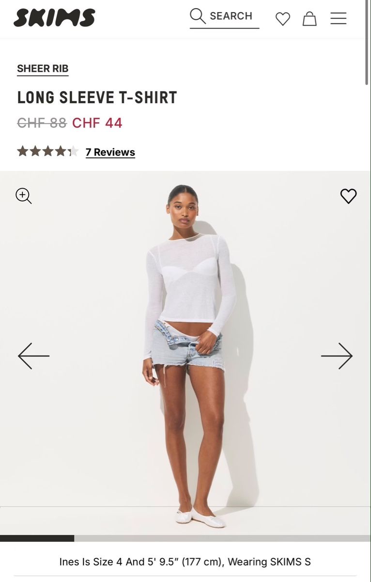 Skims T-shirts: Skims Longsleve T-Shirt – Neuf avec emballage d'origine à Hochfelden par mat_m29w 1