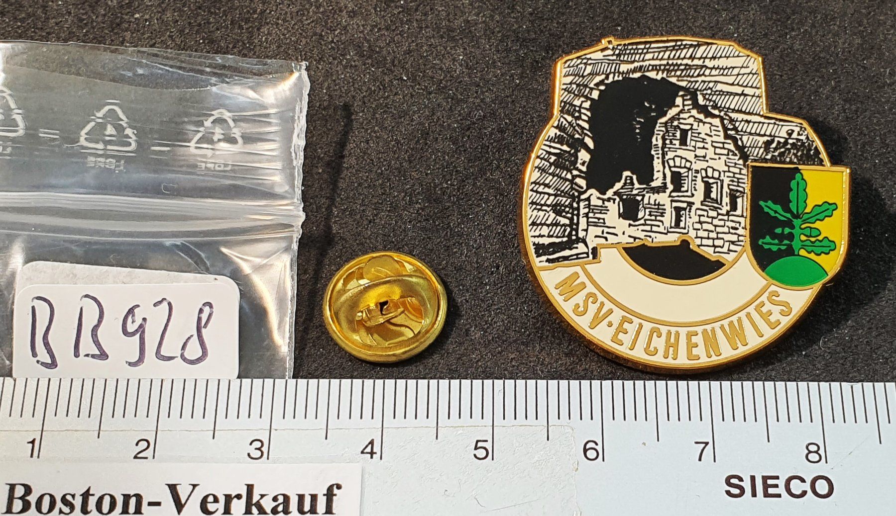 Placchette & Badge: BB928 - Pin Schloss Ruine MSV Eichenwies – Usato da Reinach BL venduto da Boston-Verkauf 1