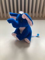 Peluche éléphant bleu Jumbo neuf